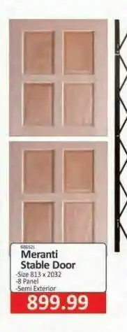 KitKat Cash and Carry Meranti stable doors offer