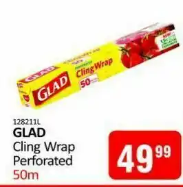 Glad cling wrap perforated
