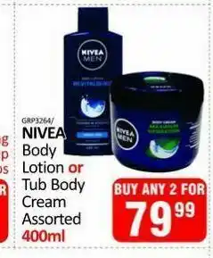 KitKat Cash and Carry Nivea body lotion or tub body cream assorted offer