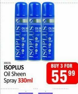 Isoplus oil sheen spray