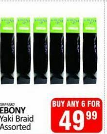 KitKat Cash and Carry Ebony yaki braid assorted offer