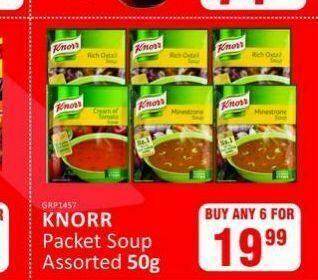 KitKat Cash and Carry Knorr packet soup assorted offer