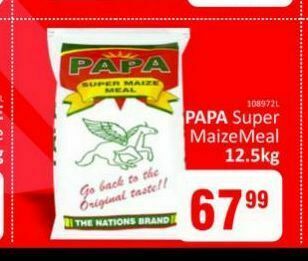 Papa super maize meal