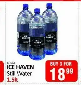 Ice haven still water