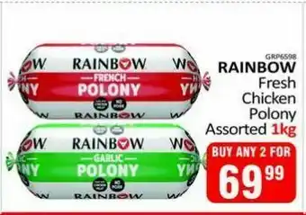 KitKat Cash and Carry Rainbow fresh chicken polony assorted offer