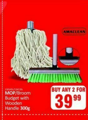 KitKat Cash and Carry Mop/broom budget with wooden handle offer