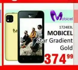 Mobicel star gradient gold