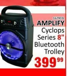 Amplify cyclops series 8" bluetooth trolley