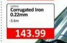 KitKat Cash and Carry Corrugated iron 0.22mm offer