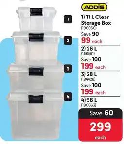 Makro ADDIS Clear Storage Box offer