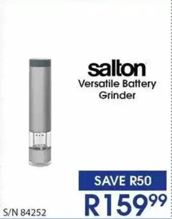 Hirsch's Salton Versatile Battery Grinder offer