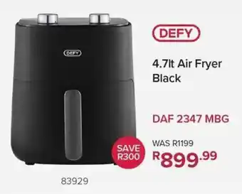 Hirsch's DEFY Air Fryer Black offer