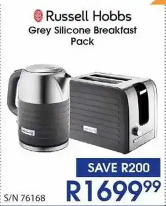 Hirsch's Russell Hobbs Grey Silicone Breakfast Pack offer