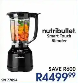 Hirsch's Nutribullet Smart Touch Blender offer