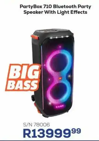 Hirsch's JBL PartyBox 710 Bluetooth Party Speaker With Light Effects offer