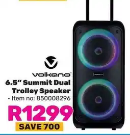 Game Volkano 6.5" Summit Dual Trolley Speaker offer