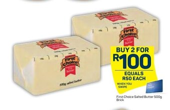 First Choice Salted Butter 500g Brick