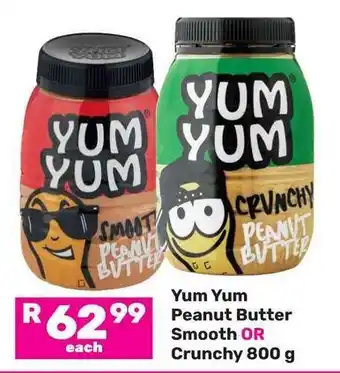 Game Yum Yum Peanut Butter Smooth OR Crunchy offer