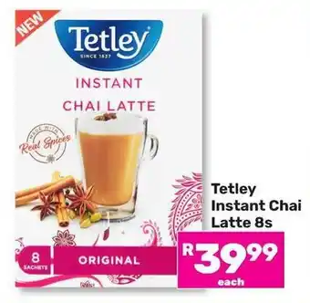 Game Tetley Instant Chai Latte offer