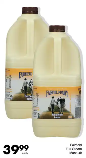 Save Hyper Fairfield Full Cream Maas offer