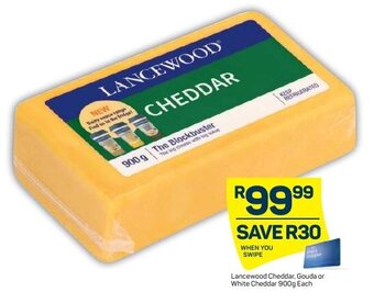 Pick n Pay Lancewood Cheddar, Gouda or White Cheddar 900g offer