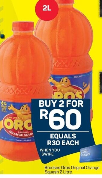 Pick n Pay Brookes Oros Original Orange Squash 2 Litre offer