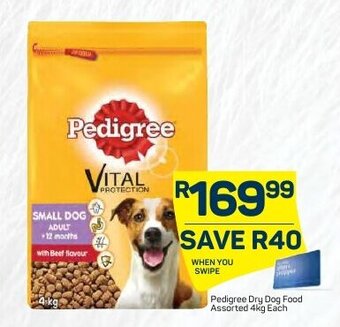 Pedigree Dry Dog Food 4kg