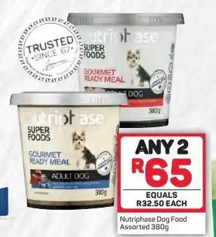 Pick n Pay Nutriphase Dog Food 380g offer