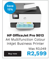 First Shop HP Officejet Pro 9013 A4 Multifunction Colour Inkjet Business Printer offer