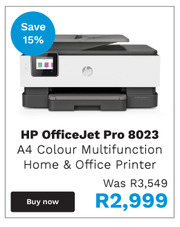 First Shop HP Officejet Pro 8023 A4 Colour Multifunction Home & Office Printer offer