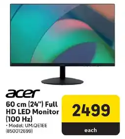 Makro Acer 60 cm (24") Full HD LED Monitor (100 Hz) offer