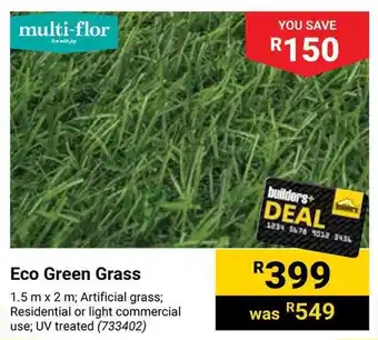 Builders Warehouse Eco Green Grass offer