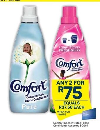 Pick n Pay Comfort Concentrated Fabric Conditioner Assorted 800ml offer