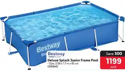 Makro Bestway Deluxe Splash Junior Frame Pool offer