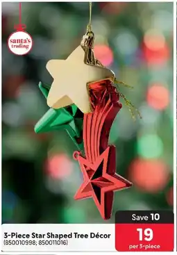 Makro 3-Piece Star Shaped Tree Décor offer