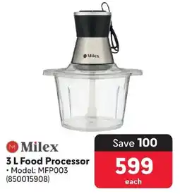 Makro Milex Food Processor offer