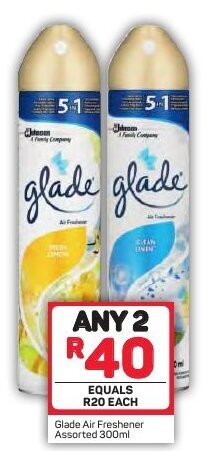 Pick n Pay Glade Air Freshener 300ml offer