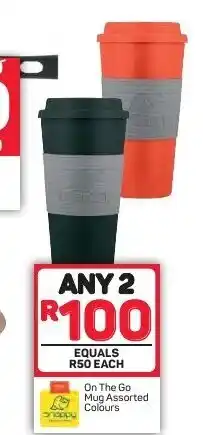 Pick n Pay On The Go Mug Assorted Colours offer