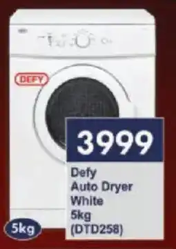 President Hyper Defy Auto Dryer White (DTD258) offer