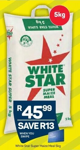 Pick n Pay White Star Super Maize Meal 5kg offer