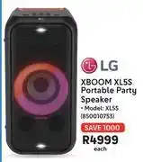 Makro LG XBOOM XL55 Portable Party Speaker XL5S offer