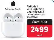 Makro Apple Airpods 4 With Lightning Charging Case MXP63ZE/A offer