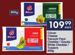 President Hyper Clover Cheese Vacuum Pack Cheddar/Gouda/ White Cheddar/ Tussers offer