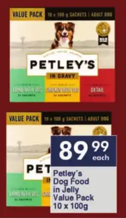 President Hyper Petley's Dog Food in Jelly Value Pack offer