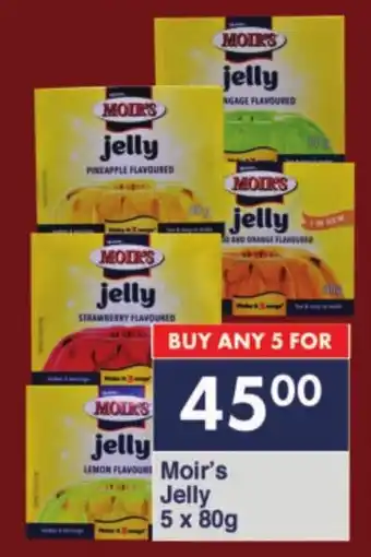 President Hyper Moir's Jelly offer