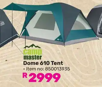 Game Camp Master Dome 610 Tent offer