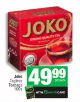 Spar Savemor Joko Tagless Teabags offer