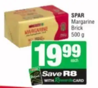 Spar Savemor SPAR Margarine Brick offer