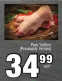 Spar Savemor Pork Trotters (Previously Frozen) offer