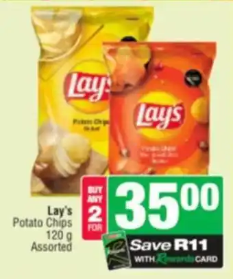 Spar Savemor Lay's Potato Chips Assorted offer